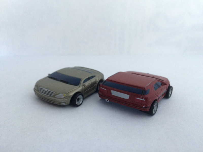 Toyota Camry and Saab 9-5 Wagon